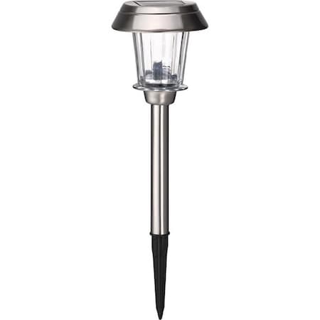 Glowflow 0.2 watt Silver Solar Powered LED Pathway Light, 12PK GL2742921